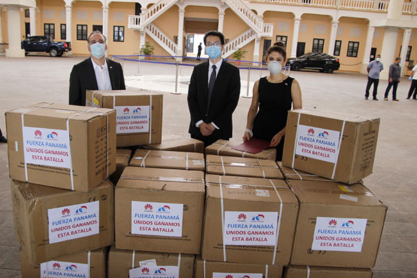 Panamá sigue recibiendo donaciones para luchar contra el COVID-19