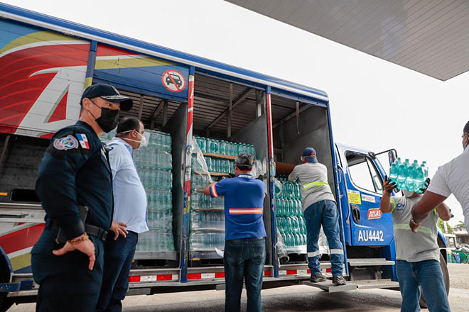 MICI recibe donación para apoyar equipo que lucha contra el coronavirus