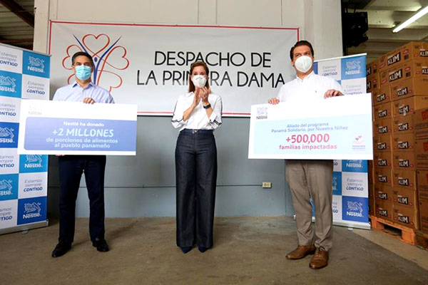 Primera gran donación recibe “Panamá Solidario: Por Nuestra Niñez”