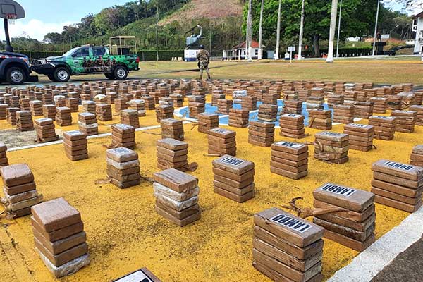 SENAN incauta en operativo droga en carga contenerizada