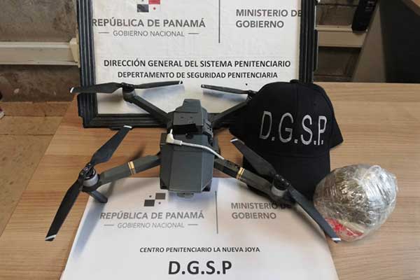 Decomisan dron en La Nueva Joya y presuntas sustancias ilícitas