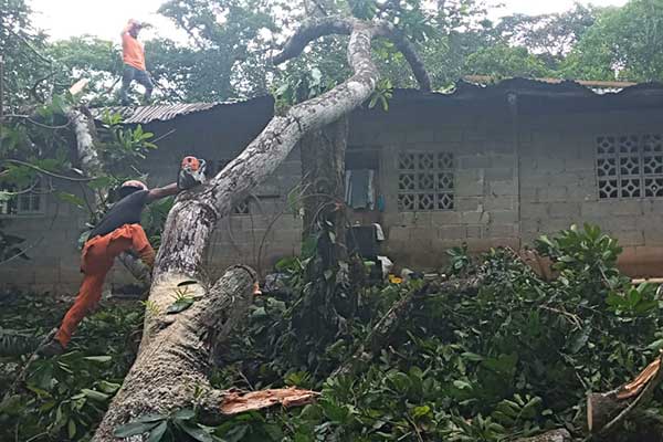 Atienden a 8 familias afectadas por contingencias en Chiriquí, Coclé y Veraguas