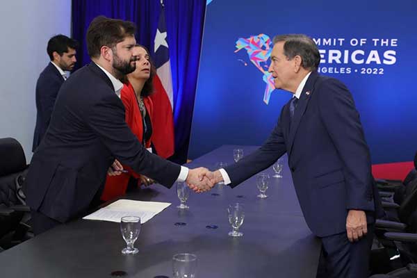 Mandatarios de Panamá y Chile destacan las buenas relaciones entre ambas naciones