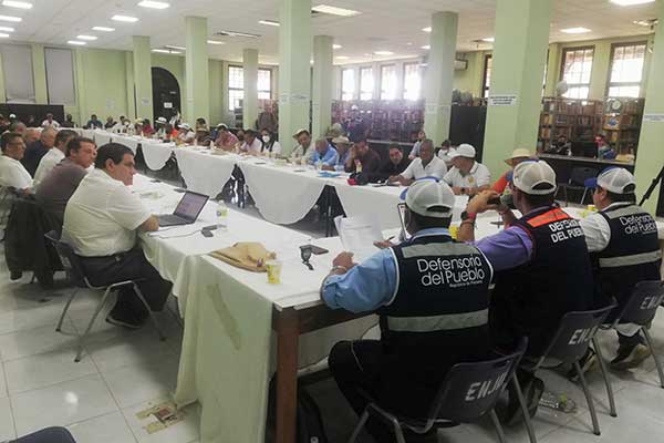 Defensor del Pueblo exhorta a las partes a tomar decisiones para evitar vulneración de Derechos Humanos