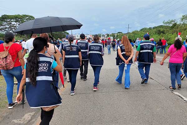 Defensoría reporta alrededor de 100 salidas de oficiales de derechos humanos para acompañamientos en protestas