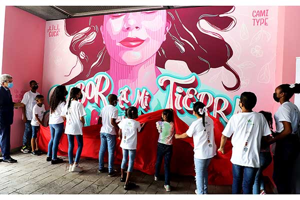 Mural “Sabor a mi Tierra”, “símbolo” del fortalecimiento en las relaciones de Panamá y Colombia
