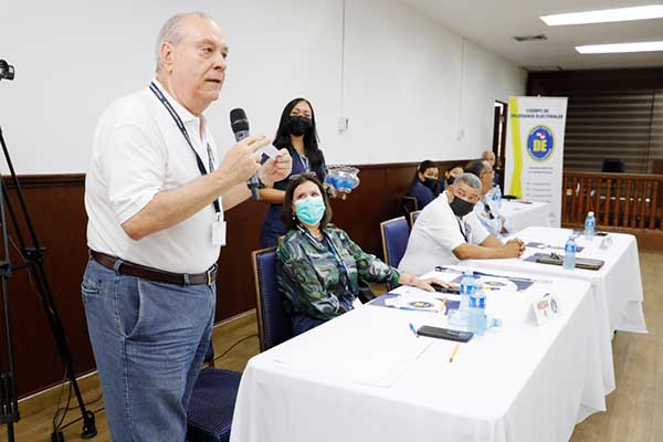 Realizan taller laboral para los delegados electorales