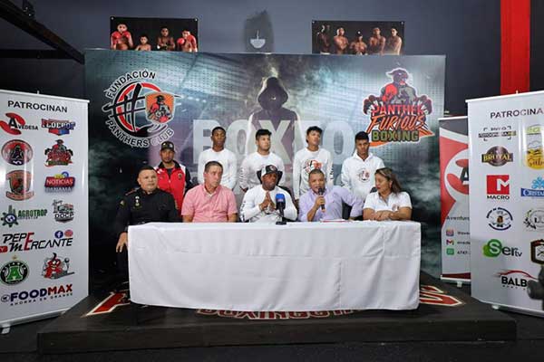 Panthers Furior Boxing anuncia lanzamiento de fundación con Cartelera boxística y show artístico