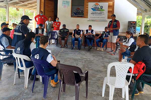 Defensorías de Panamá y Colombia intercambian experiencias sobre flujo migratorio en Necocli