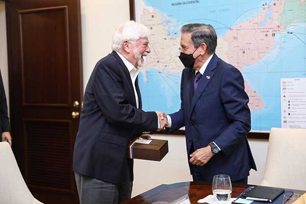 Mandatario Cortizo se reúne con el asesor del presidente Biden para las Américas, Christopher Dodd