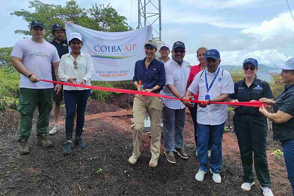 Inauguran torre meteorológica, un sendero y mirador ecológico en el Parque Nacional Coiba