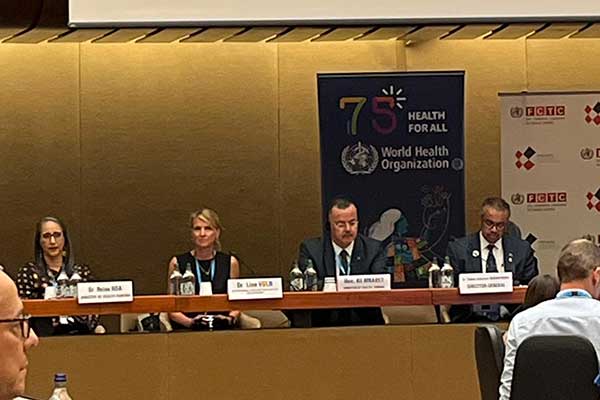 OMS otorga a Panamá reconocimiento por lucha contra el tabaco en el marco de 76ª reunión de la organización