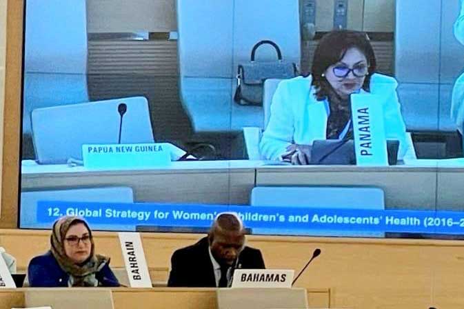 Panamá aborda estrategias para atención integral de la niñez, adolescente y mujeres en la 76° AMS