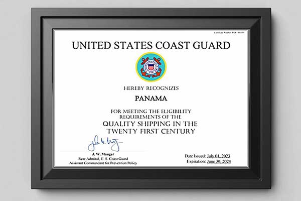 Registro de Buques de Panamá es acreditado como parte del Programa Qualiship21, por primera vez en 20 años