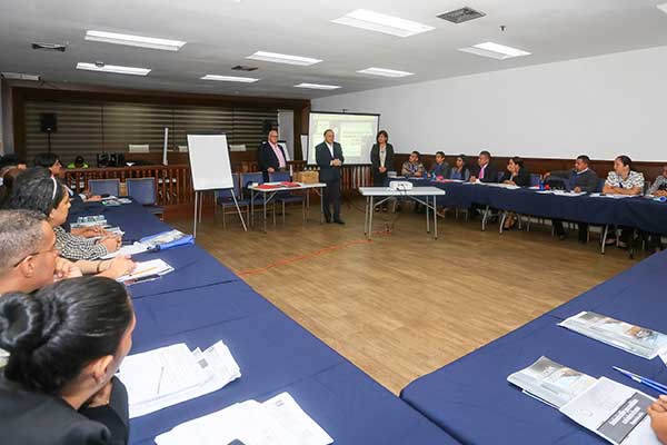 Concluye instrucción para miembros de mesa electoral