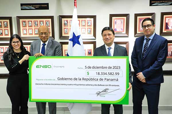 ENSA entrega dividendos por B/.18.3 millones al Estado
