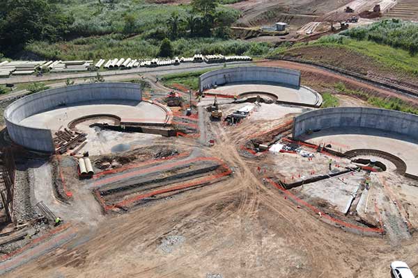 Planta de Tratamiento de Aguas Residuales en Nuevo Chorrillo registra 16% de avance