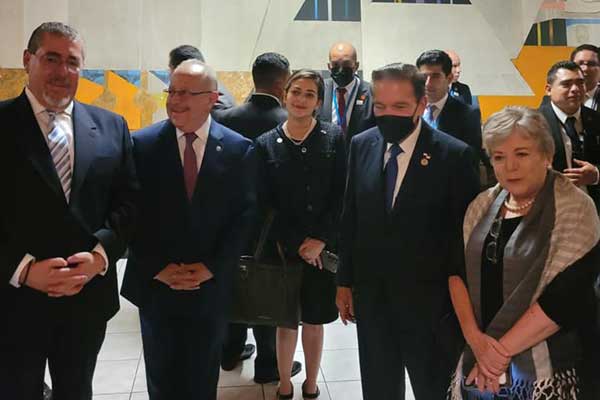 Mandatario Cortizo participa en toma de posesión de Presidente de Guatemala