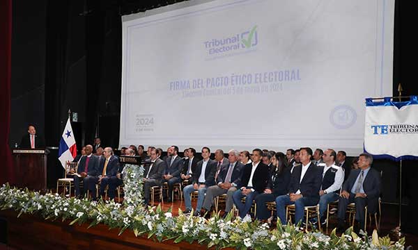 Suscriben Pacto Ético Electoral en el marco de las elecciones generales de mayo próximo