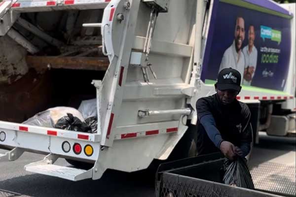Willie Bermúdez inicia recolección masiva de basura en toda la ciudad