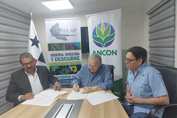 Coiba AIP y ANCÓN firman acuerdo para intercambio de información científica en dos Parques Nacionales