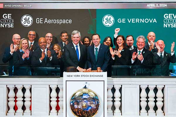 GE Vernova completa su escisión y comienza a cotizar en la Bolsa de Nueva York