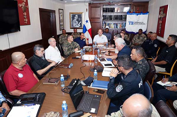 Coordinan en el TE la seguridad de la elección del 5 de mayo