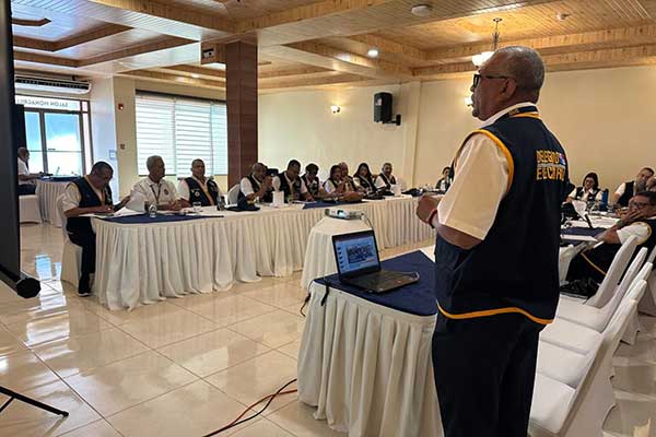 Delegados electorales promueven institucionalidad democrática