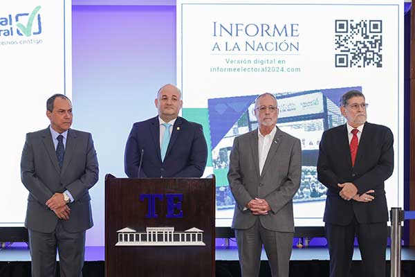 TE presenta Informe a la Nación de los comicios del 2024