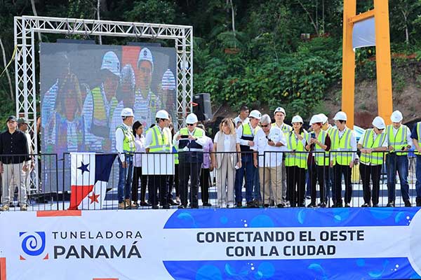 Presidente instruye inicio del icónico túnel del Metro por debajo del Canal de Panamá