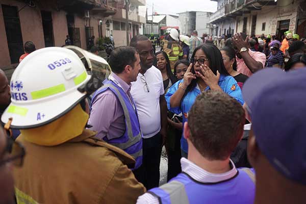 Reportan 16 familias afectadas por incendio en La Magnolia, se espera informe técnico