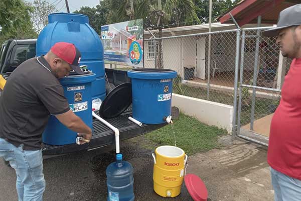 MIDES garantiza abastecimiento de agua en CAIPIs y CAI para Personas Mayores en Herrera y Los Santos