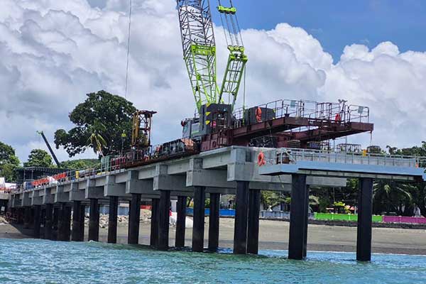 Mulino inspecciona trabajos de rescate y avances del nuevo puerto multimodal que reactivará la economía de Puerto Armuelles
