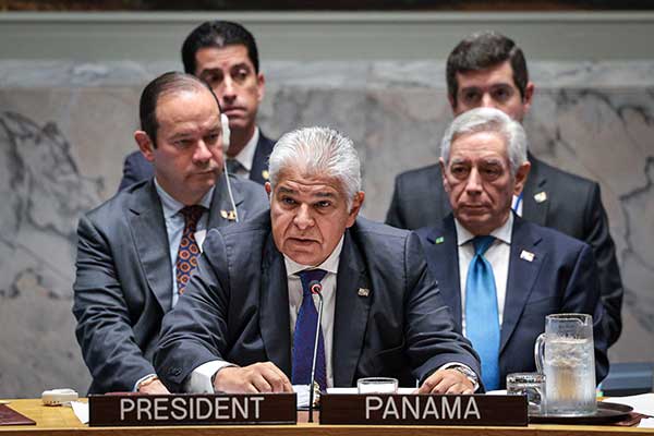 Panamá y su Canal son garantía de seguridad para la navegación internacional, afirma Mulino ante Consejo de Seguridad de la ONU