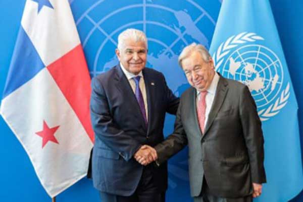 Presidente Mulino y el Secretario General de la ONU reconocen importancia del tratado de neutralidad del Canal de Panamá