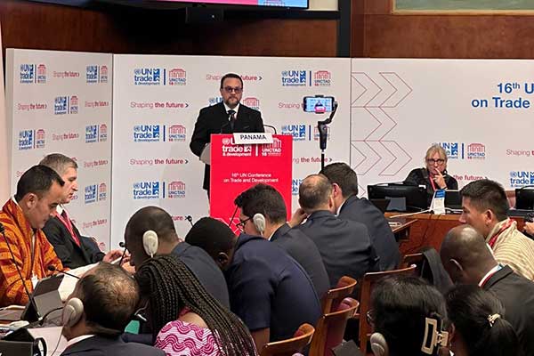 Moltó destaca liderazgo de Panamá en la UNCTAD XVI y reafirma compromiso con un multilateralismo renovado