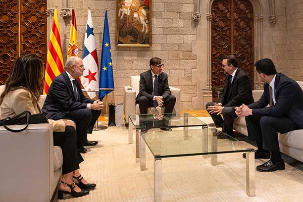 Panamá refuerza cooperación institucional y hoja de ruta económica con Cataluña