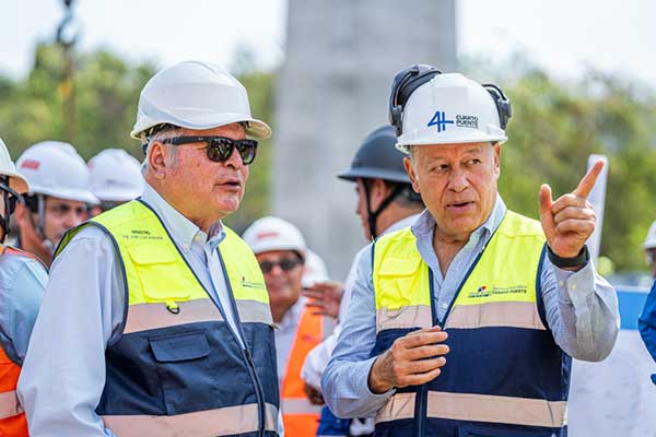 MOP presenta avances del 35 % del Cuarto Puente sobre el Canal de Panamá a la CAPAC