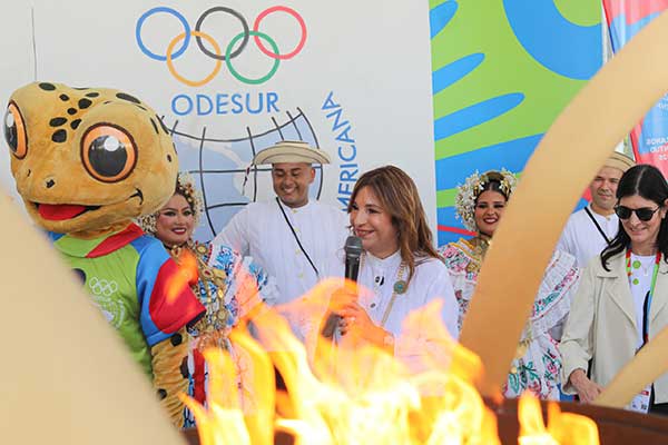 Panamá: antorcha de los IV Juegos Suramericanos de la Juventud llega al Parque Omar