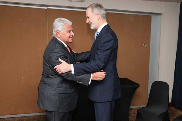Mulino sostiene reunión con el rey de España, quien prometió consolidar la cooperación a favor de Panamá