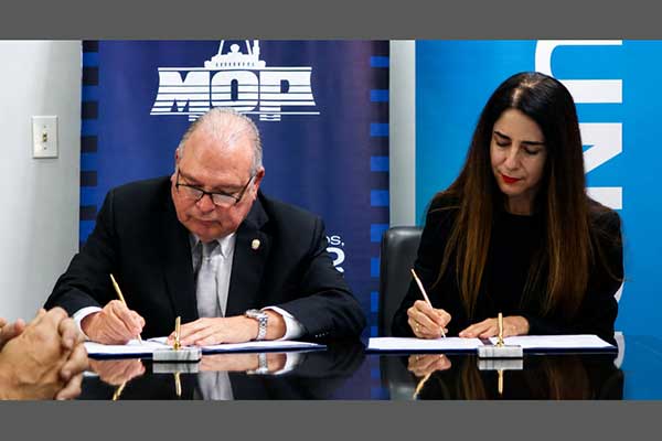 MOP y UNOPS firman acuerdo por más de B/.70 millones para fortalecer infraestructura vial y logística institucional