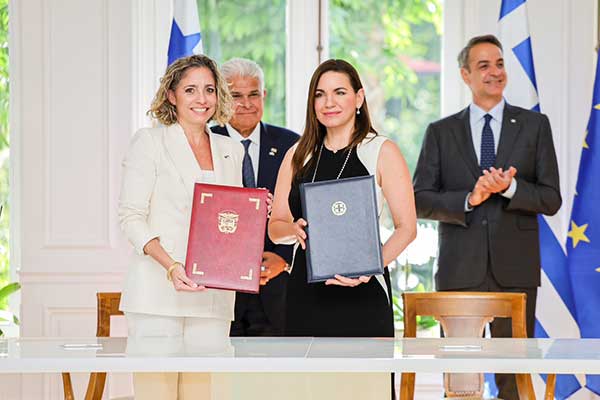 Panamá y Grecia firman convenios de turismo y consultas políticas, en el marco de la reunión Mulino- Mitsotakis