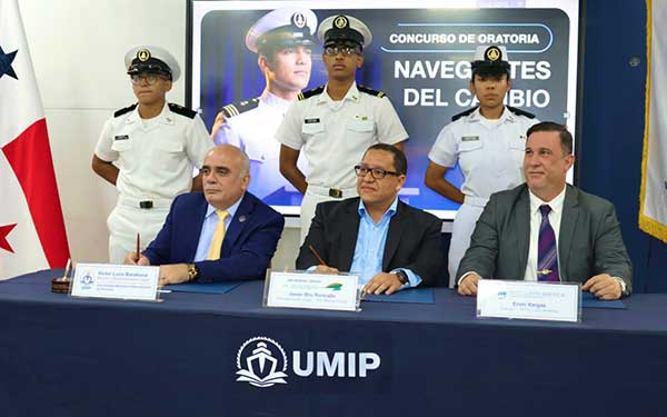 Fortalecen formación del talento marítimo con alianza estratégica y concurso de oratoria “Navegantes del Cambio»