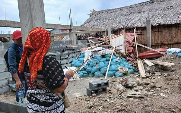 Miviot culmina con éxito traslado de materiales de construcción a isla Tubualá