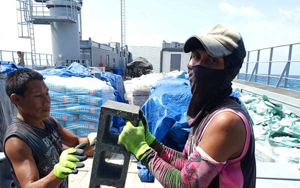 Inicia traslado de materiales para la construcción del proyecto Ukupa