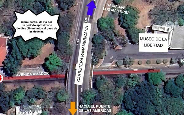 MOP anuncia cierres parciales y temporales por trabajos en el Cuarto Puente sobre el Canal