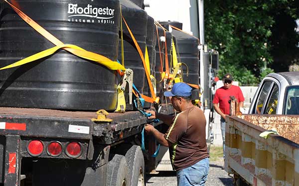 Abastecen a Coclé con primeros 40 biodigestores que servirán para reconstruir viviendas a damnificados