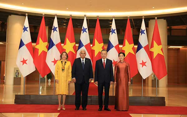 Acuerdos y memorandos oficializados por los presidentes de Panamá, José Raúl Mulino, y de Vietnam, Tö Lam