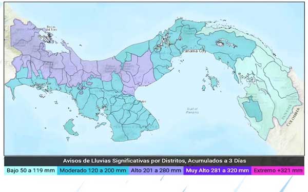 Emiten aviso de prevención lluvias, tormentas y vientos