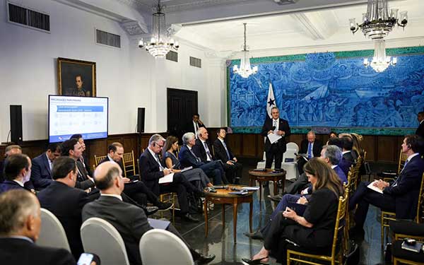 Líderes empresariales globales resaltan trabajo de la administración Mulino para posicionar a Panamá como un país ideal para las grandes inversiones